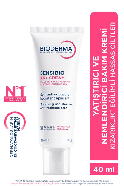 Sensibio AR+ Cream Hassas Ciltler Kızarıklık Karşıtı Nemlendirici Bakım Kremi 40 ML