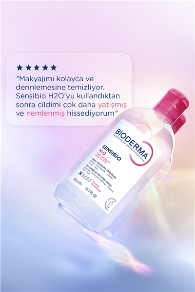 Sensibio H2O Micellar Makyaj Temizleme Suyu 2li Set Hassas ve Tüm Ciltler Yüz ve Göz Çevresi 500ml