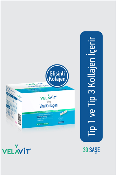 Viva Vital Collagen 30 Toz Saşe 10.000 Mg, Ekstra Glisinli Kollajen