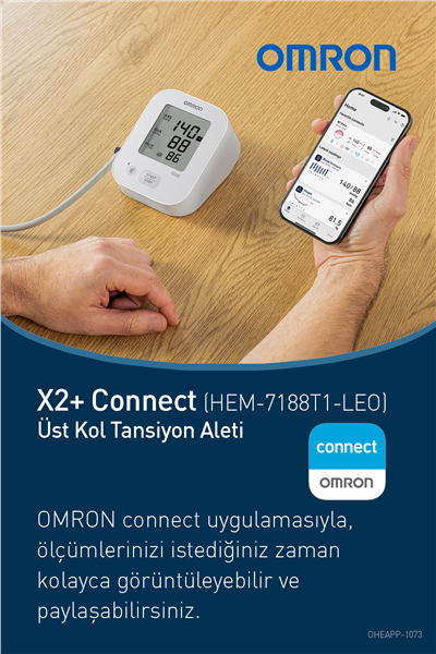 X2+ Connect Üst Koldan Ölçer Dijital Tansiyon Aleti (M2 Intelli)