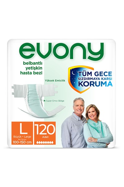 YETİŞKİN HASTA BEZİ LARGE 120 ADET