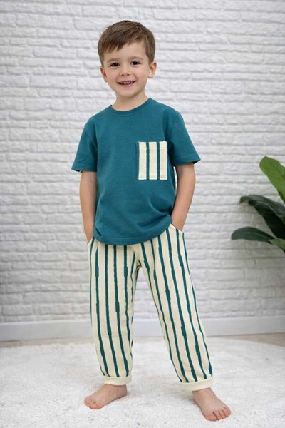 Jogger çizgili takım