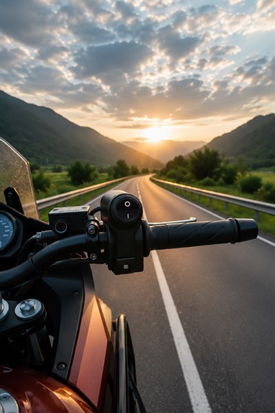 Gidon Anahtarı Tek Fonksiyonlu Aç Kapa Tuşlu Motosiklet Sis Farı Off Road Led Kontrol Switchi Gidon Bağlantılı Kablolu Demir Döküm Siyah Renk