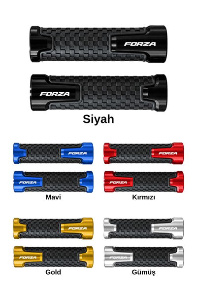 Honda Forza Uyumlu Alüminyum Elcik 2018-2026 Cnc Siyah