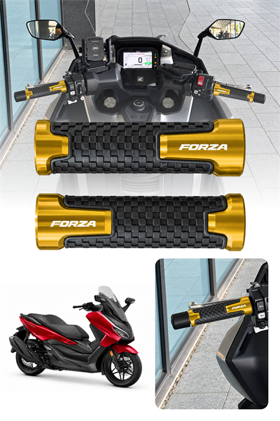 Honda Forza Uyumlu Alüminyum Elcik 2018-2026 Cnc Gold