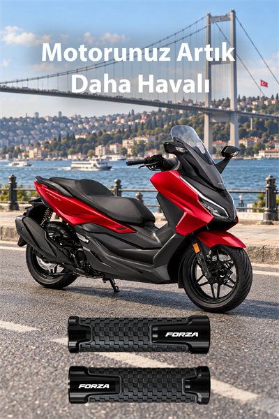 Honda Forza Uyumlu Alüminyum Elcik 2018-2026 Cnc Siyah