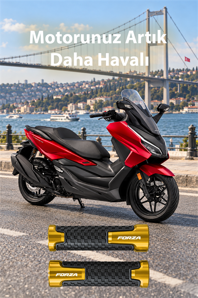 Honda Forza Uyumlu Alüminyum Elcik 2018-2026 Cnc Gold