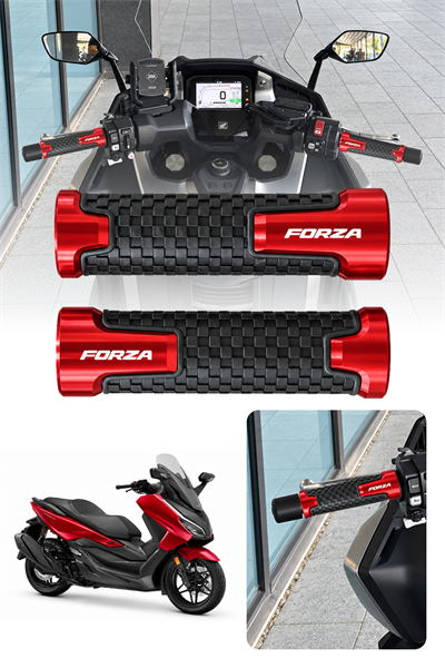 Honda Forza Uyumlu Alüminyum Elcik 2018-2026 Cnc Kırmızı