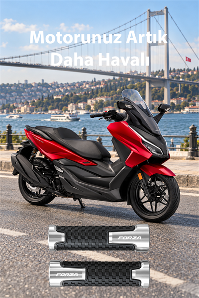 Honda Forza Uyumlu Alüminyum Elcik 2018-2026 Cnc Gümüş