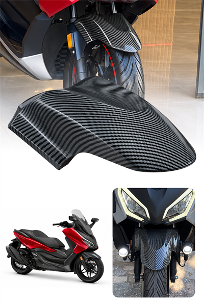 Honda Forza Uyumlu Ön Çamurluk 2018-2026 Karbon Desen