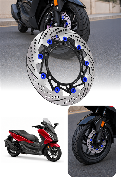Honda Forza Uyumlu Ön Disk 2021-2026 Cnc Mavi
