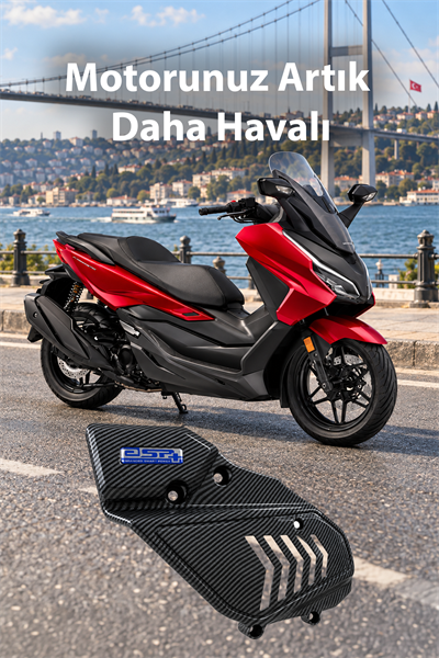 Honda Forza Uyumlu Radyatör Koruma 2018-2026 Karbon Desen