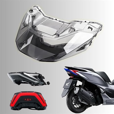 Honda Pcx Füme Stop Lambası Camı 2021-2024 Modellere Tam Uyumlu Modifiye Füme Stop Cam
