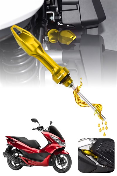Honda Pcx Uyumlu Yağ Çubuğu 2020-2026 Cnc Gold