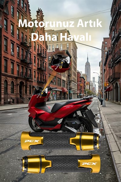 Honda Pcx Uyumlu Alüminyum Elcik 2020-2026 Cnc Gold