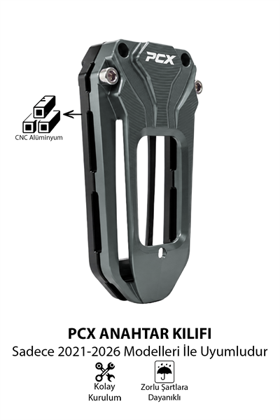 Honda Pcx Uyumlu Anahtar Kılıfı 2021-2026 Cnc Titanyum