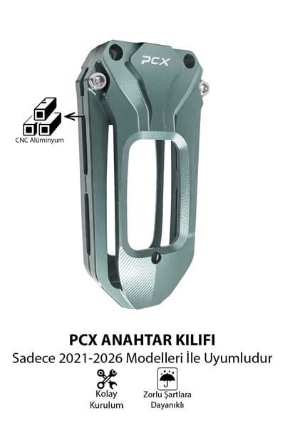 Honda Pcx Uyumlu Anahtar Kılıfı 2021-2026 Cnc Titanyum