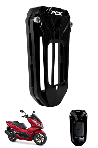 Honda Pcx Uyumlu Anahtar Kılıfı 2021-2026 Cnc Siyah