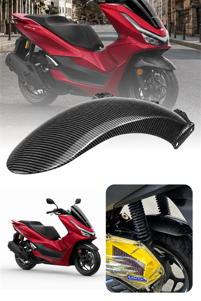 Honda Pcx Uyumlu Arka Çamurluk 2021-2026 Karbon Desen