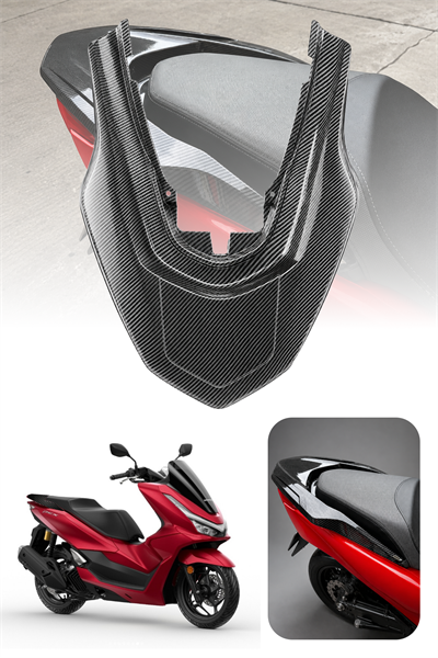 Honda Pcx Uyumlu Arka Sele V 2021-2026 Karbon Desen