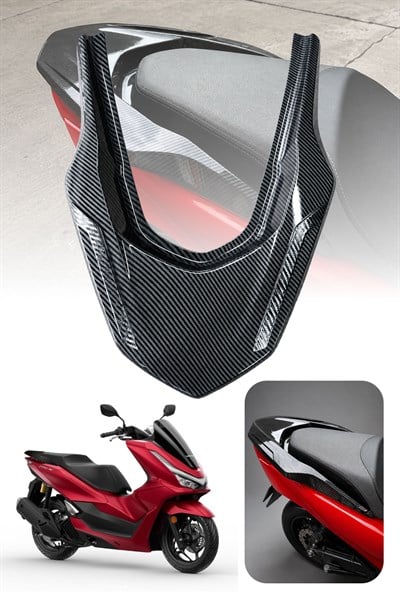 Honda Pcx Uyumlu Arka Sele V 2021-2026 Karbon Desen