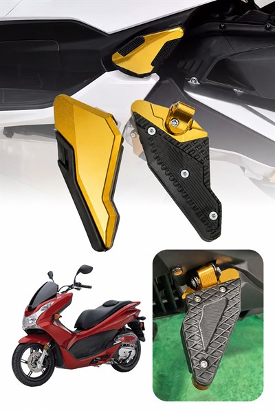 Honda Pcx Uyumlu Artçı Basamak 2021-2026 Cnc Gold