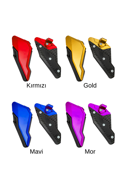 Honda Pcx Uyumlu Artçı Basamak 2021-2026 Cnc Mor
