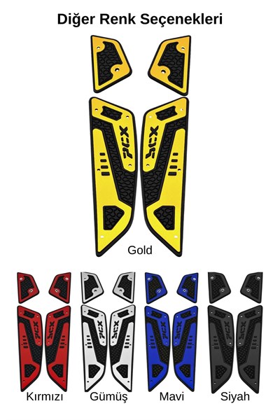 Honda Pcx Uyumlu Basamak Seti 2025 Cnc Gold
