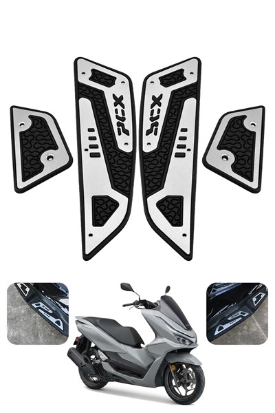Honda Pcx Uyumlu Basamak Seti 2025 Cnc Gümüş