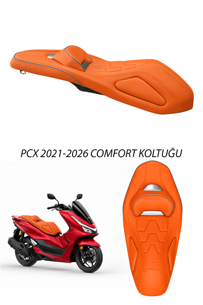 Honda Pcx Uyumlu Comfort Koltuk 2021-2026 Taba