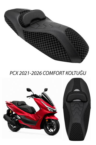 Honda Pcx Uyumlu Comfort Koltuk 2021-2026 Dama Tasarım Detaylı
