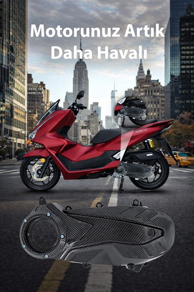 Honda Pcx Uyumlu Debriyaj Koruma Kapağı 2021-2026 Karbon Desen
