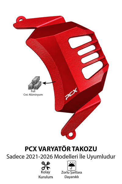 Honda Pcx Uyumlu Debriyaj Koruma Takozu 2021-2026 Cnc Kırmızı