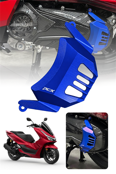 Honda Pcx Uyumlu Debriyaj Koruma Takozu 2021-2026 Cnc Mavi