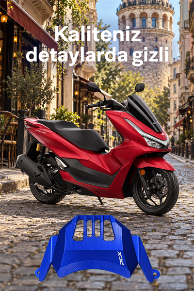 Honda Pcx Uyumlu Debriyaj Koruma Takozu 2021-2026 Cnc Mavi
