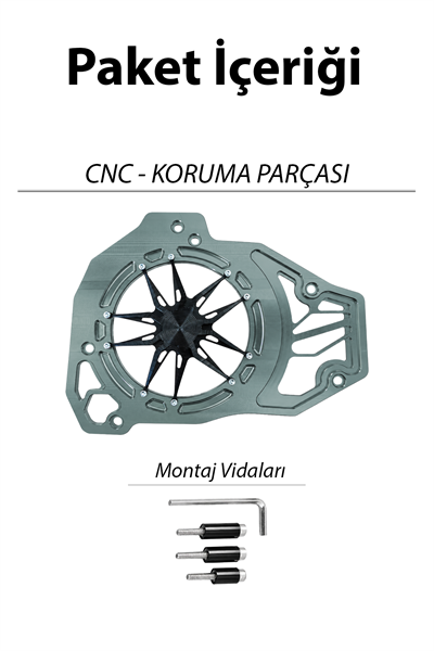 Honda Pcx Uyumlu Deniz Yıldızı Radyatör Koruması 2021-2026 Cnc Titanyum