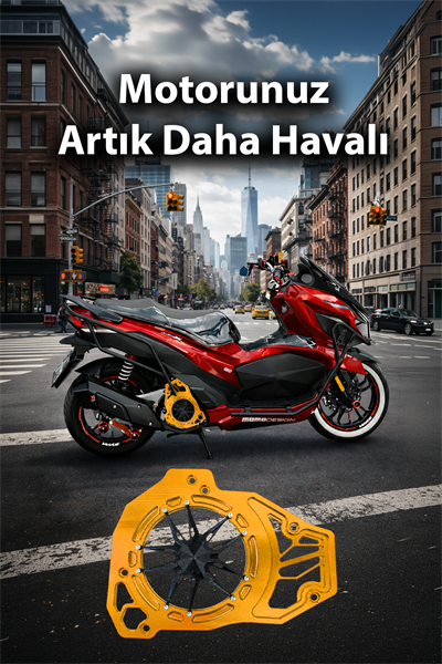 Honda Pcx Uyumlu Deniz Yıldızı Radyatör Koruması 2021-2026 Cnc Gold
