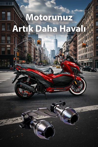 Honda Pcx Uyumlu Egzoz Koruma Takozu 2021-2026 Cnc Titanyum