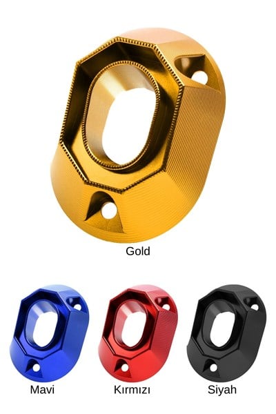 Honda Pcx Uyumlu Egzoz Ucu 2021-2026 Cnc Gold