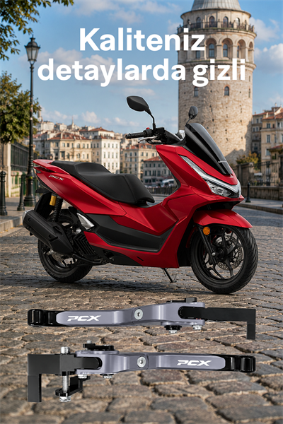 Honda Pcx Uyumlu El Frenli Manet 2025-2026 Cnc Titanyum