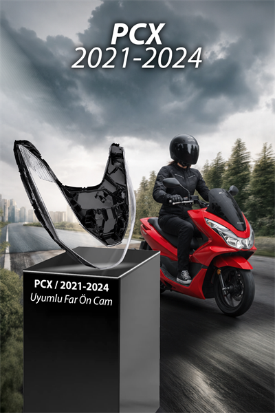 Honda Pcx Uyumlu Far Ön Camı 2021-2024