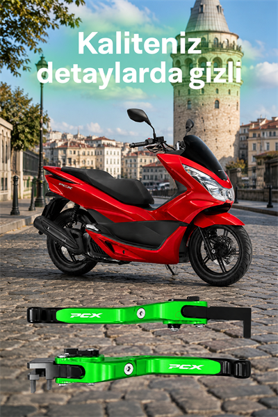 Honda Pcx Uyumlu Fren Maneti 2021-2024 Cnc Yeşil