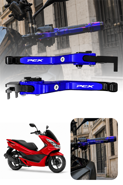 Honda Pcx Uyumlu Fren Maneti 2021-2024 Cnc Mavi