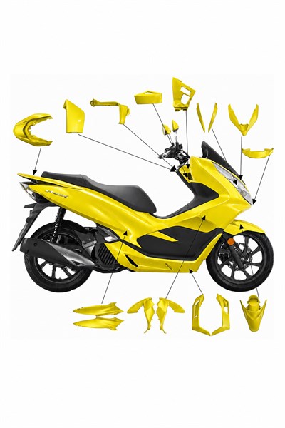 Honda Pcx Uyumlu Full Grenaj Seti 2021-2024 Sarı