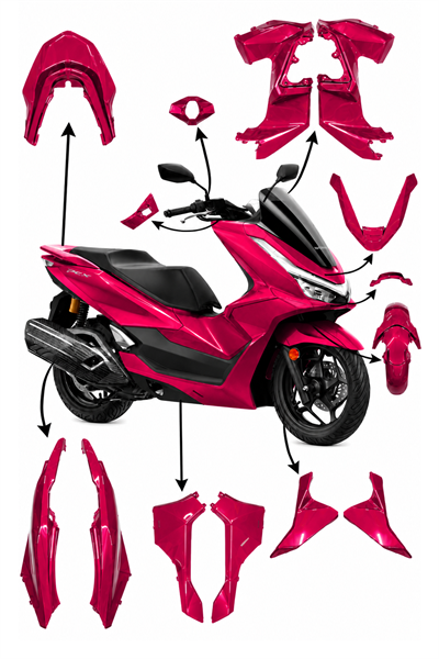 Honda Pcx Uyumlu Full Grenaj Seti 2025-2026 Pembe