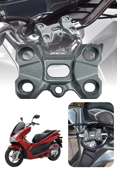 Honda Pcx Uyumlu Gidon Yükseltme 2021-2024 Cnc Titanyum