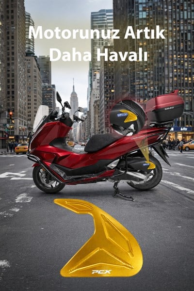 Honda Pcx Uyumlu Hava Filtresi Dekoru 2021-2026 Cnc Gold