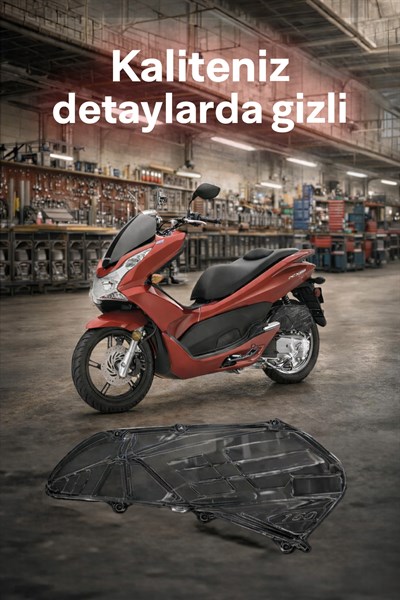 Honda Pcx Uyumlu Hava Filtresi Kapağı 2021-2026 Şeffaf-Füme