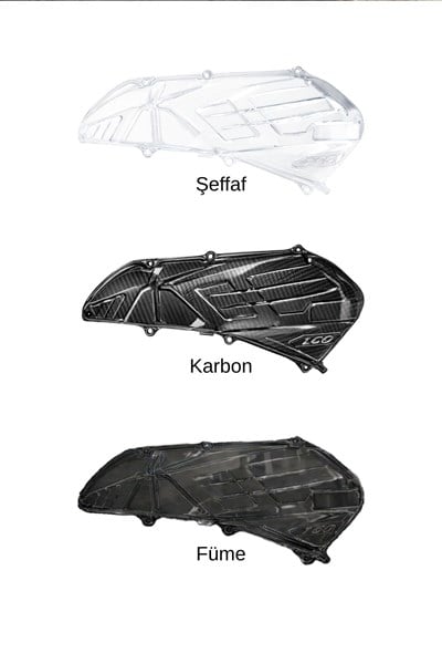 Honda Pcx Uyumlu Hava Filtresi Kapağı 2021-2026 Şeffaf-Füme