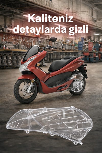 Honda Pcx Uyumlu Hava Filtresi Kapağı 2021-2026 Şeffaf